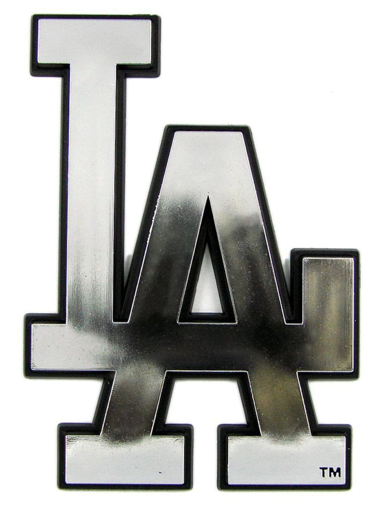 Auto Emblem Chrome Los Angeles Dodgers Auto Emblem - Silver 681620531558