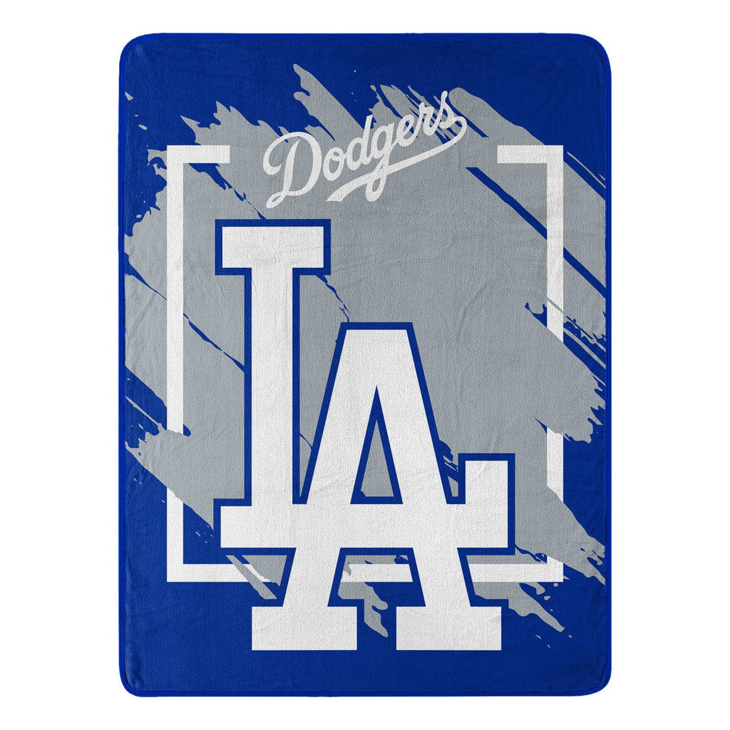 Blankets Los Angeles Dodgers Blanket 46x60 Micro Raschel Dimensional Design Rolled 190604330792