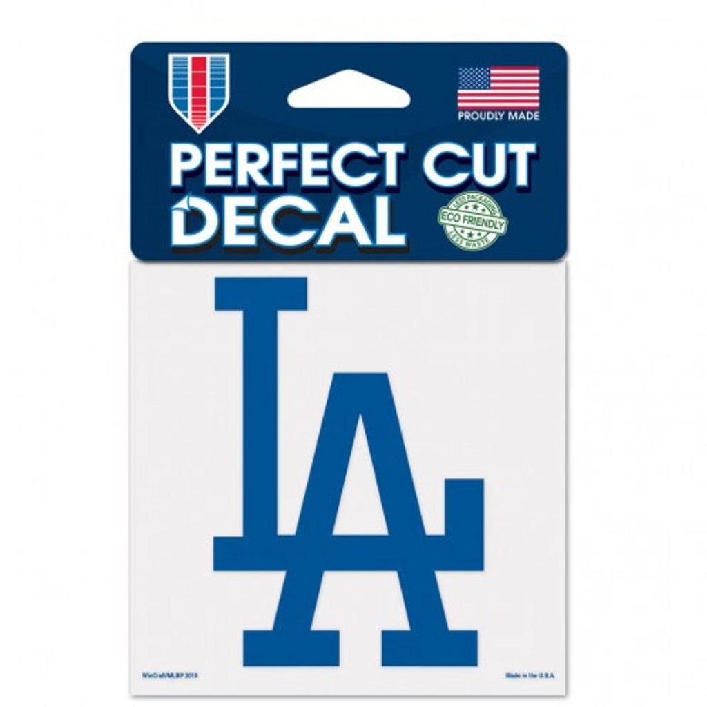 Decal 4x4 Perfect Cut Color Los Angeles Dodgers Decal 4x4 Perfect Cut Color 032085938633