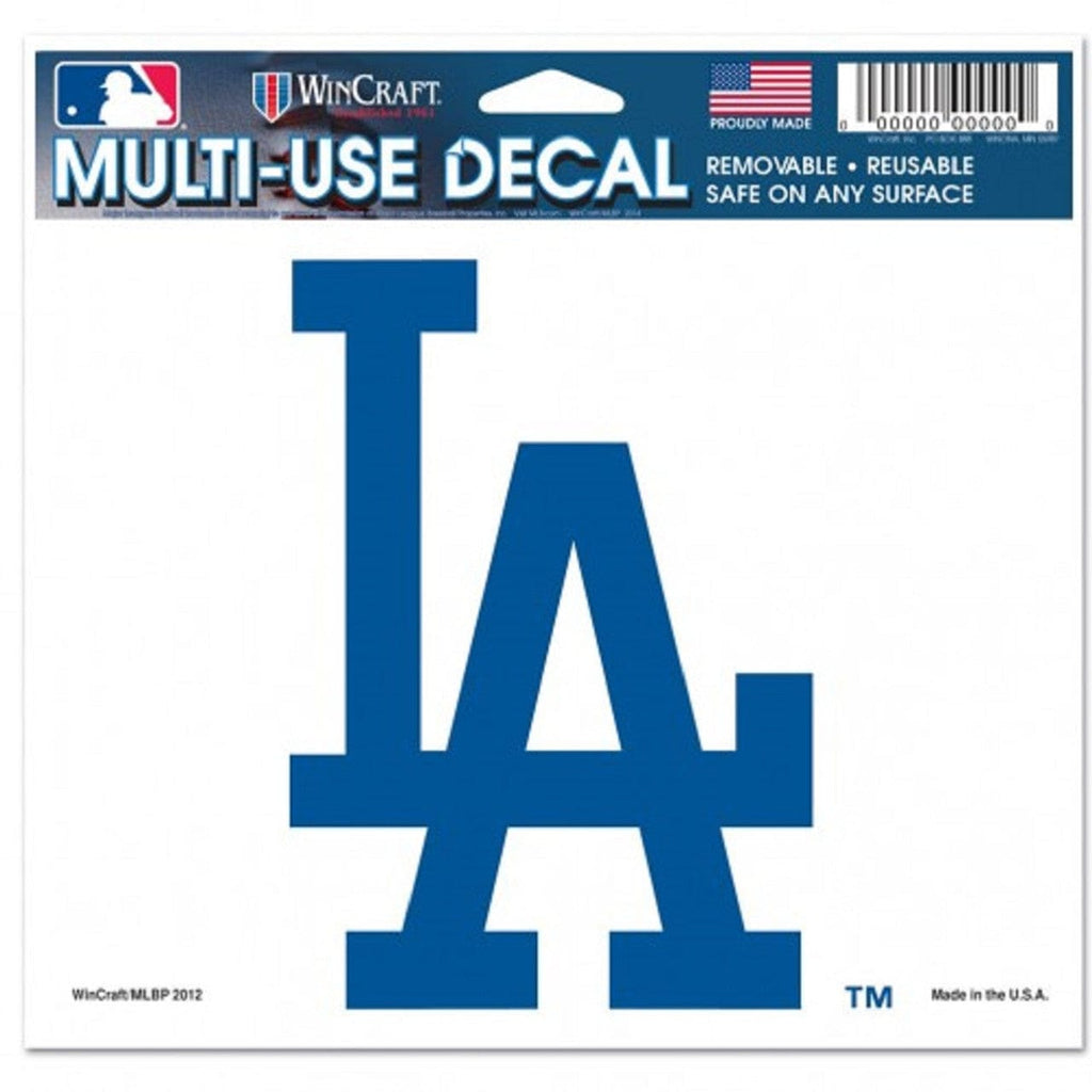 Decal 5x6 Multi Use Color Los Angeles Dodgers Decal 5x6 Ultra Color 032085144201