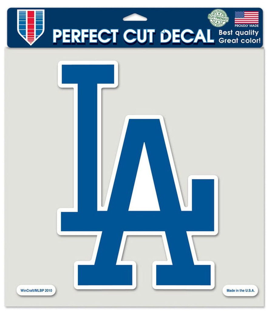 Decal 8x8 Perfect Cut Color Los Angeles Dodgers Decal 8x8 Die Cut Color 032085799265