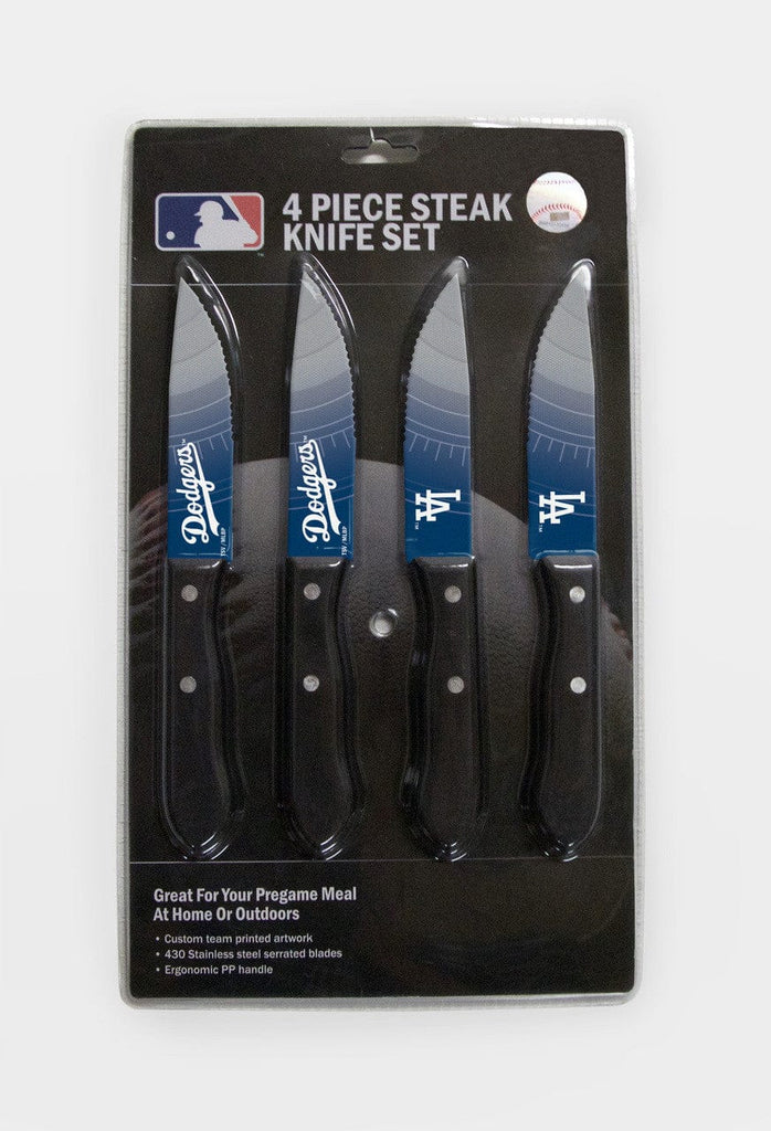 Knife Set Steak 4 Pack Los Angeles Dodgers Knife Set - Steak - 4 Pack 771831105140