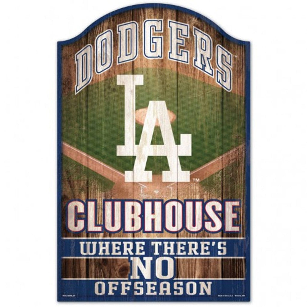 Sign 11x17 Fan Cave Los Angeles Dodgers Sign 11x17 Wood Fan Cave Design 032085287342