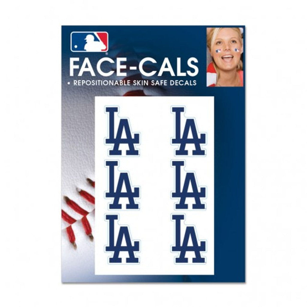Face Cals Los Angeles Dodgers Tattoo Face Cals 614934658314