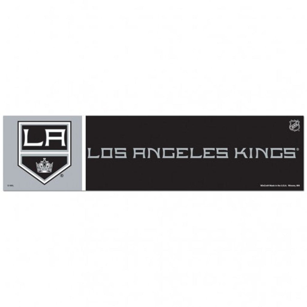 Decal 3x12 Bumper Strip Style Los Angeles Kings Bumper Sticker - Special Order 032085133359