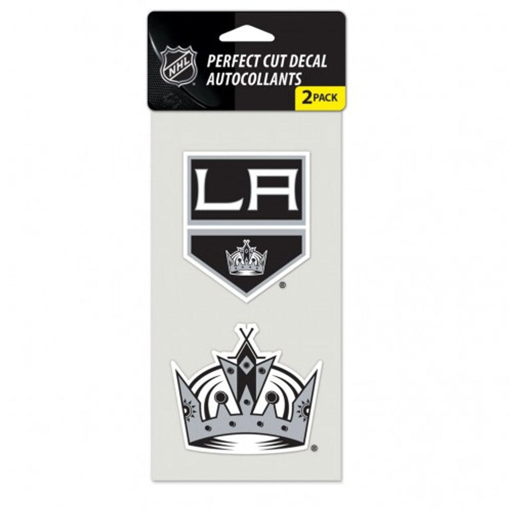 Decal 4x4 Perfect Cut Set of 2 Los Angeles Kings Decal 4x4 Perfect Cut Set of 2 - Special Order 032085482051