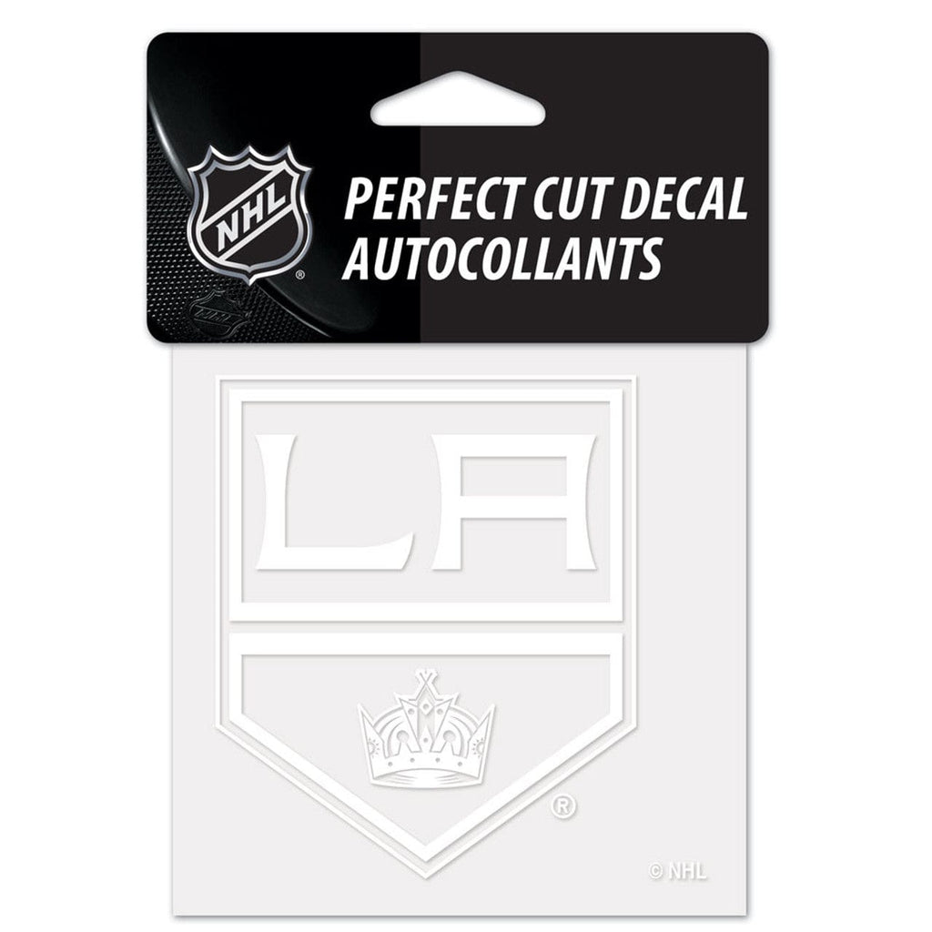 Decal 4x4 Perfect Cut White Los Angeles Kings Decal 4x4 Perfect Cut White 032085500762