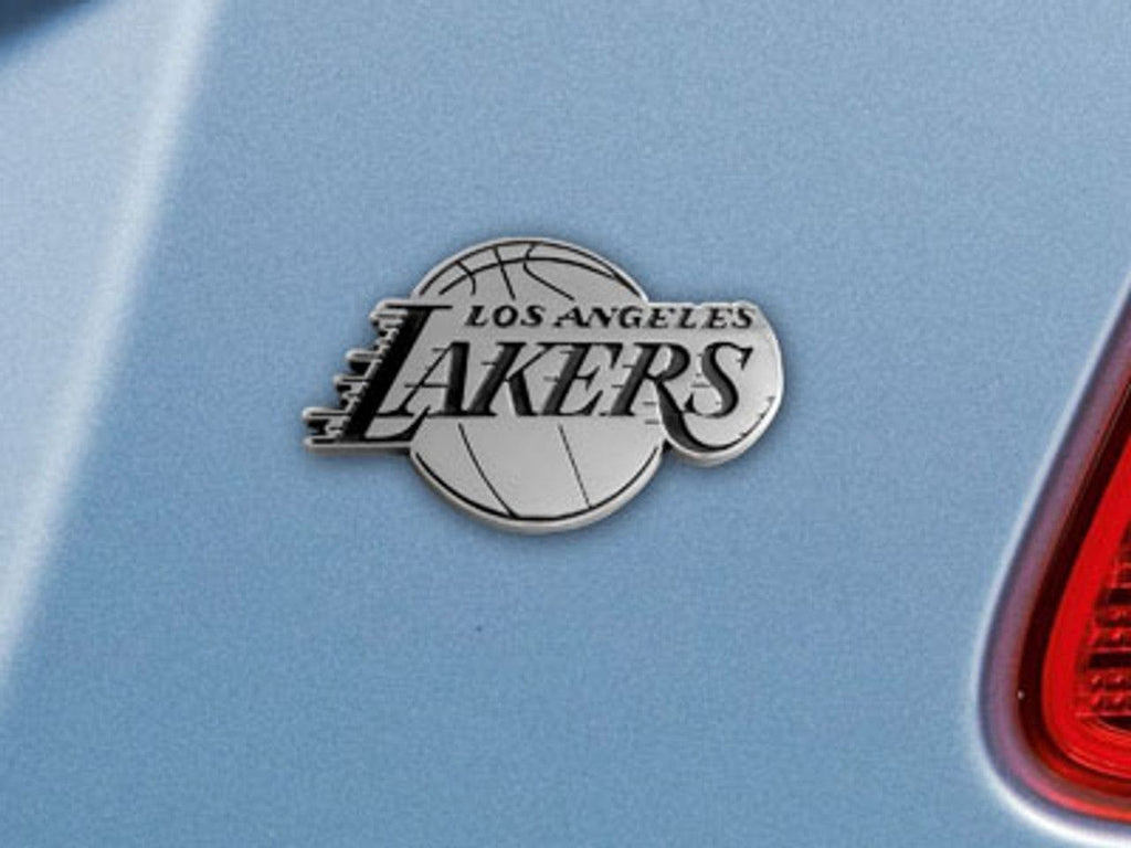 Auto Emblem Metal Los Angeles Lakers Auto Emblem Premium Metal Chrome 842989047979