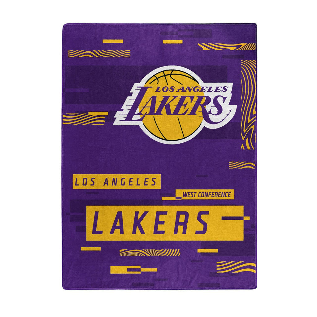 Blankets Los Angeles Lakers Blanket 60x80 Raschel Digitize Design 190604333120