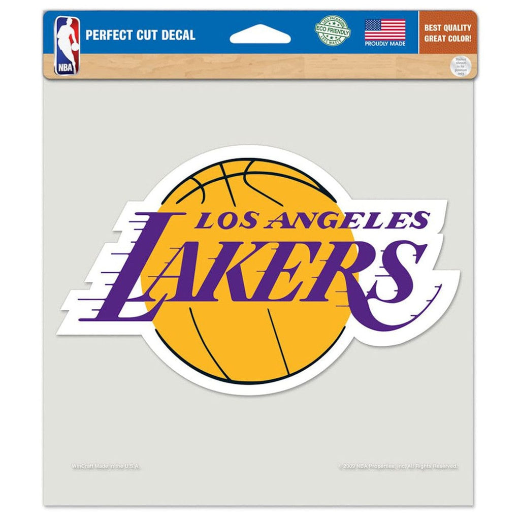 Decal 8x8 Perfect Cut Color Los Angeles Lakers Decal 8x8 Die Cut Color 032085840288