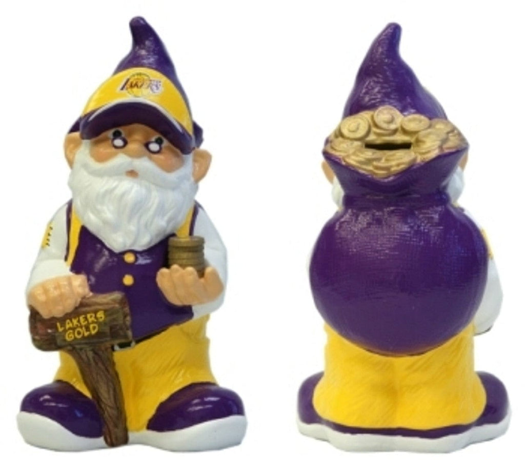 Los Angeles Lakers Los Angeles Lakers Garden Gnome - Coin Bank CO 681329985430
