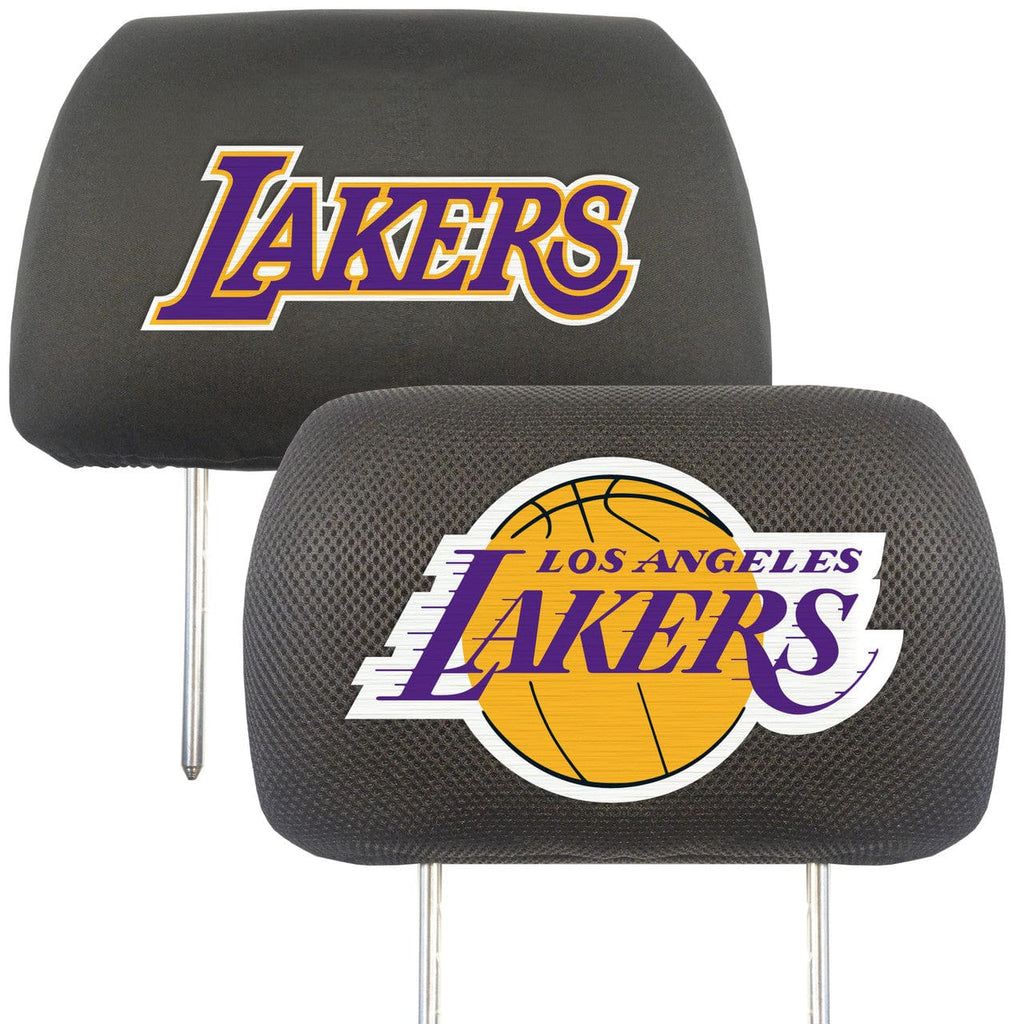 Auto Headrest Covers Los Angeles Lakers Headrest Covers FanMats 842989025229