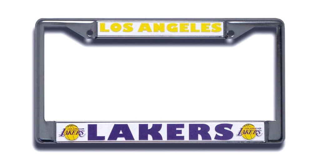 License Frame Chrome Los Angeles Lakers License Plate Frame Chrome 094746244903