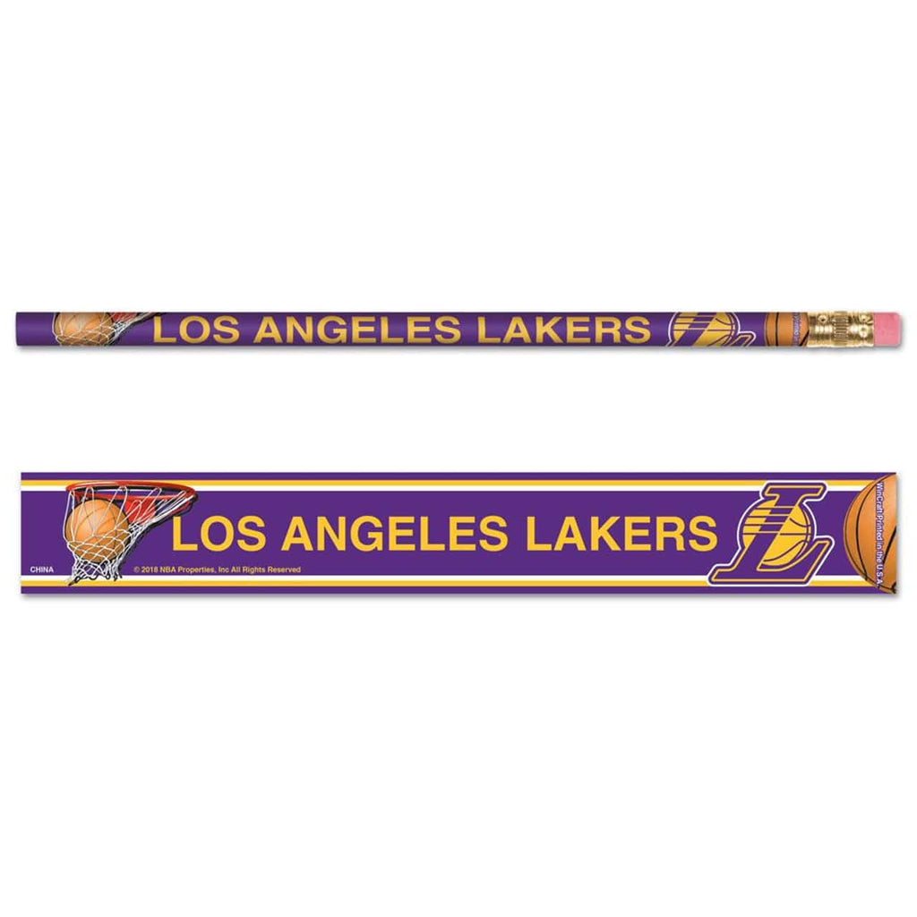 Pencil 6 Pack Los Angeles Lakers Pencil 6 Pack 032085156266