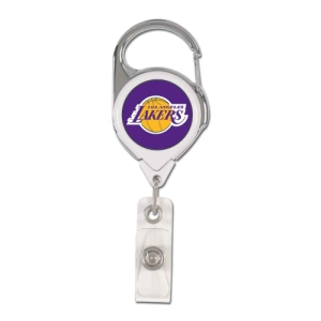 Badge Holders Los Angeles Lakers Retractable Premium Badge Holder 032085471161