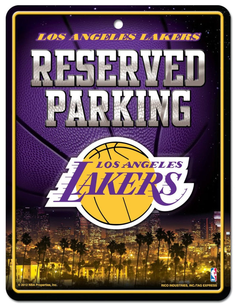 Sign Metal Parking Los Angeles Lakers Sign Metal Parking 094746550745