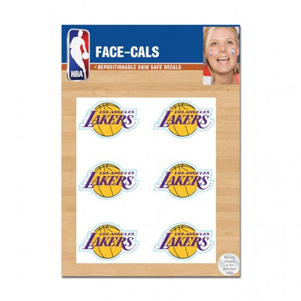 Face Cals Los Angeles Lakers Tattoo Face Cals 614934728604