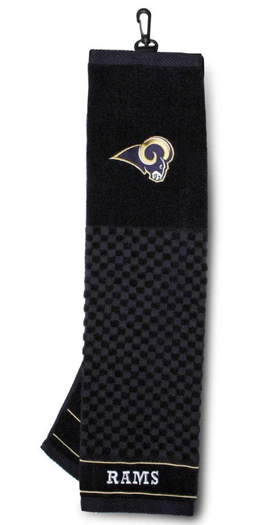 Golf Towel 16x22 Embroidered Los Angeles Rams 16x22 Embroidered Golf Towel - Special Order 637556325105