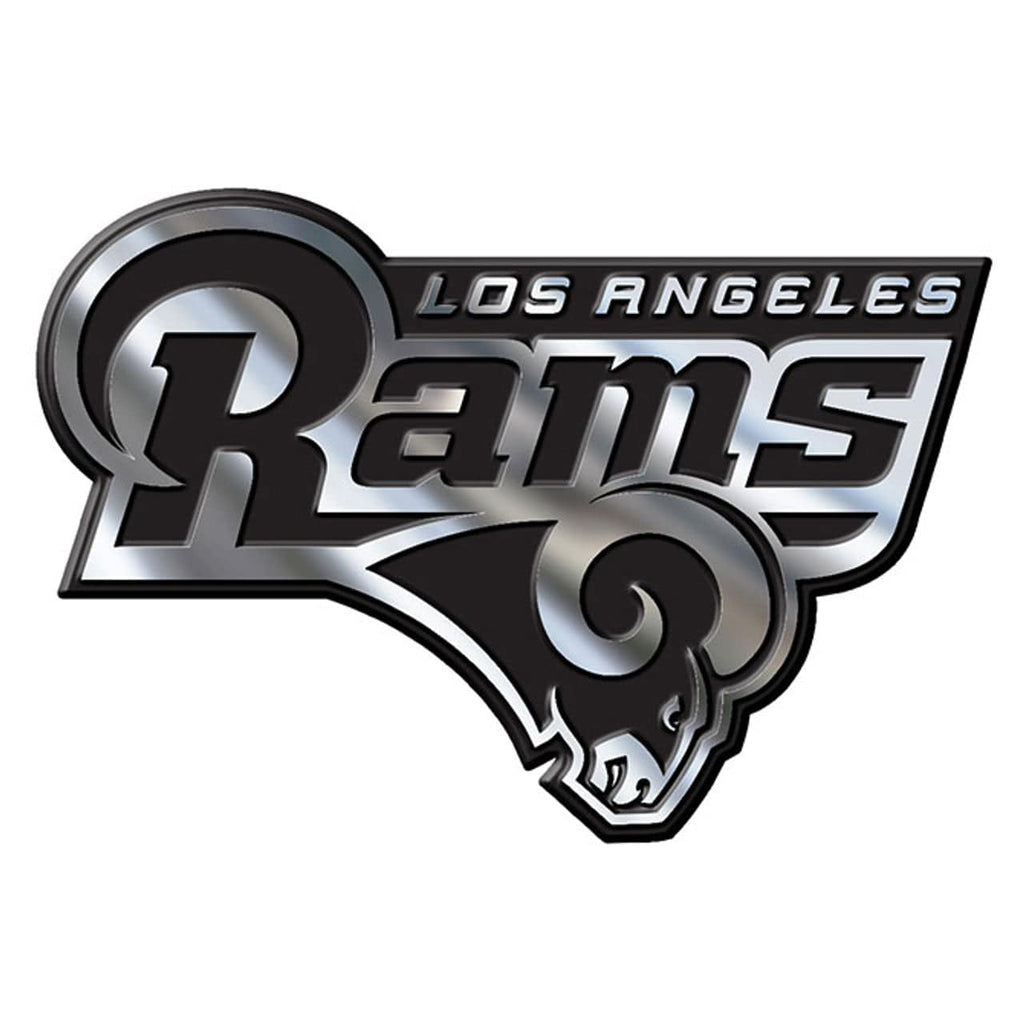 Auto Emblem Chrome Los Angeles Rams Auto Emblem - Silver 681620128222