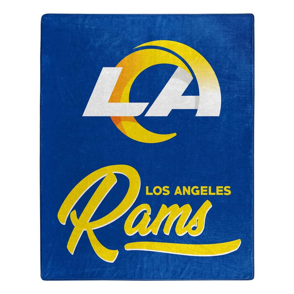 Blankets 50x60 Raschel Los Angeles Rams Blanket 50x60 Raschel Signature Design 190604270173