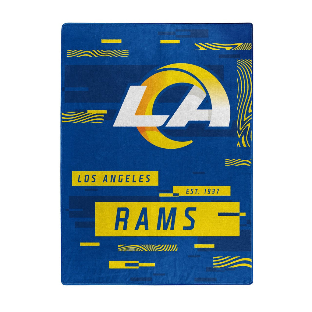 Blankets Los Angeles Rams Blanket 60x80 Raschel Digitize Design 190604333595