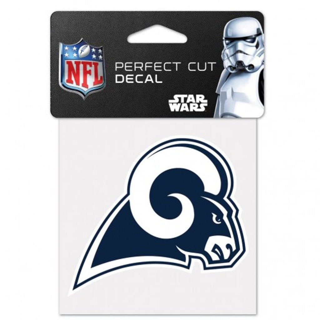 Decal 4x4 Perfect Cut Color Los Angeles Rams Decal 4x4 Perfect Cut Color - Special Order 032085630902