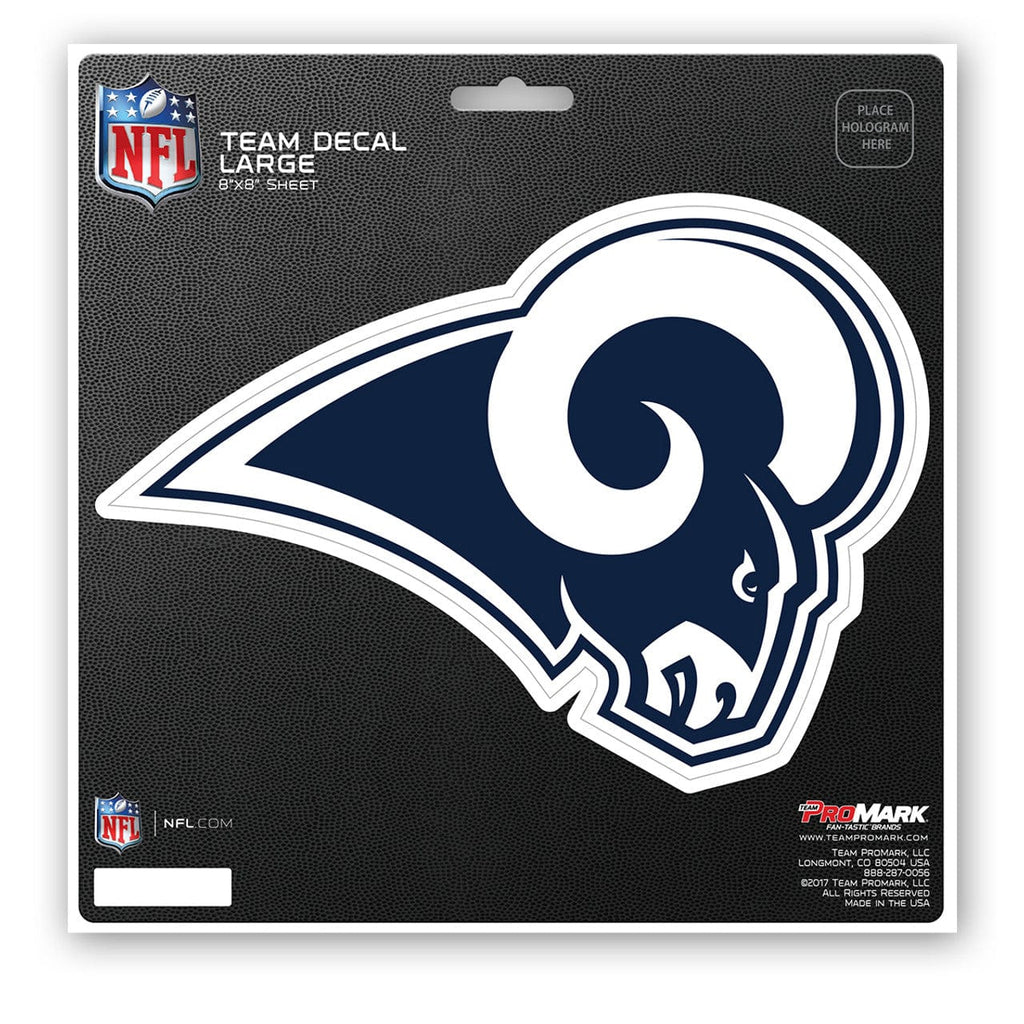 Decal 8x8 Die Cut Los Angeles Rams Decal 8x8 Die Cut 681620292282