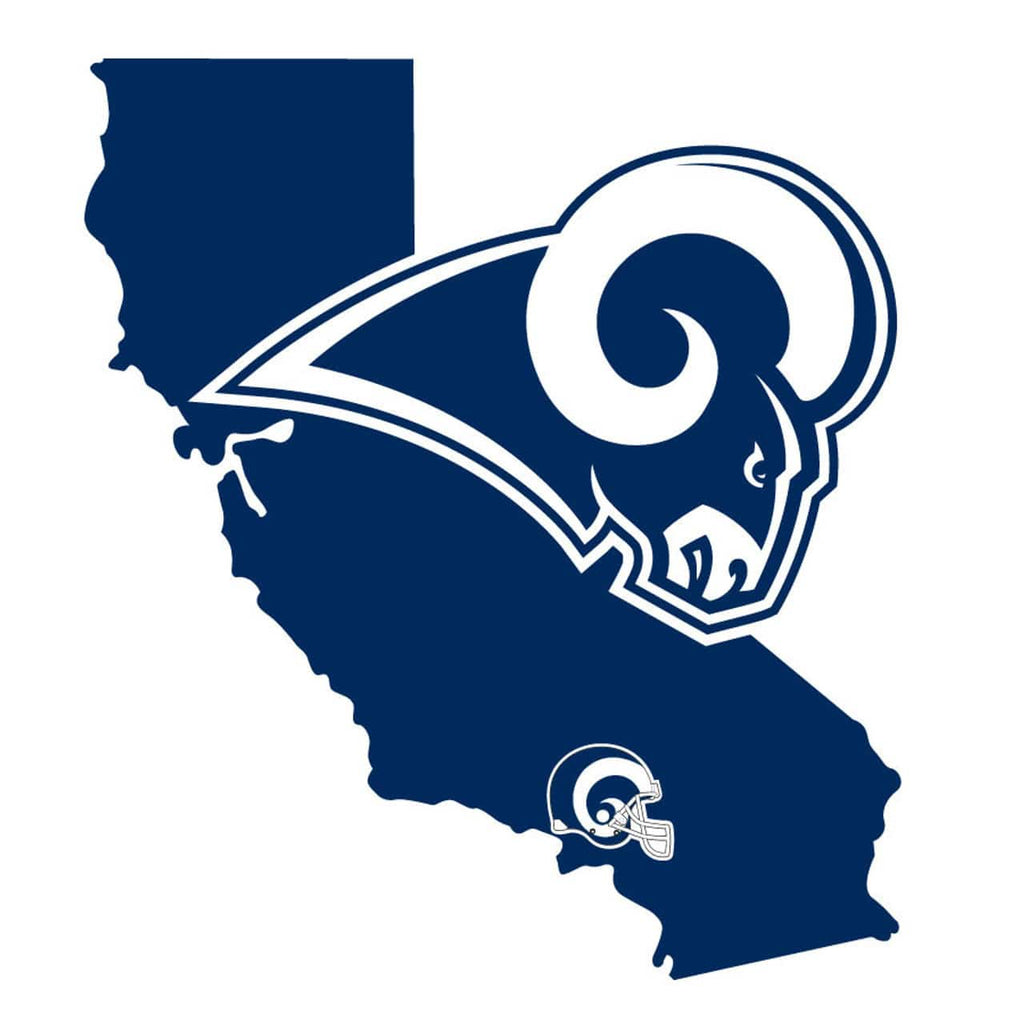 Decal Home State Pride Style Los Angeles Rams Decal Home State Pride 754603668333