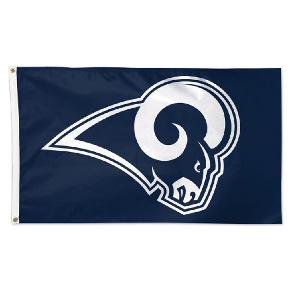 Flag 3x5 Los Angeles Rams Flag 3x5 Deluxe 032085018274