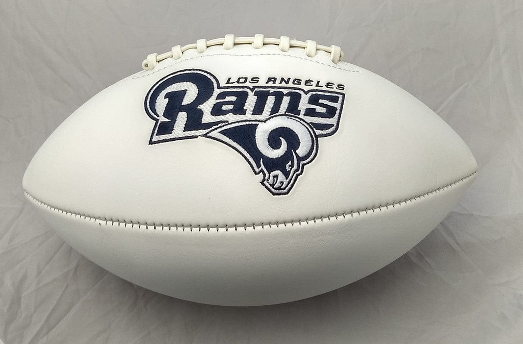 Footballs Signature Series Los Angeles Rams Football Full Size Embroidered Signature Series 715099654156