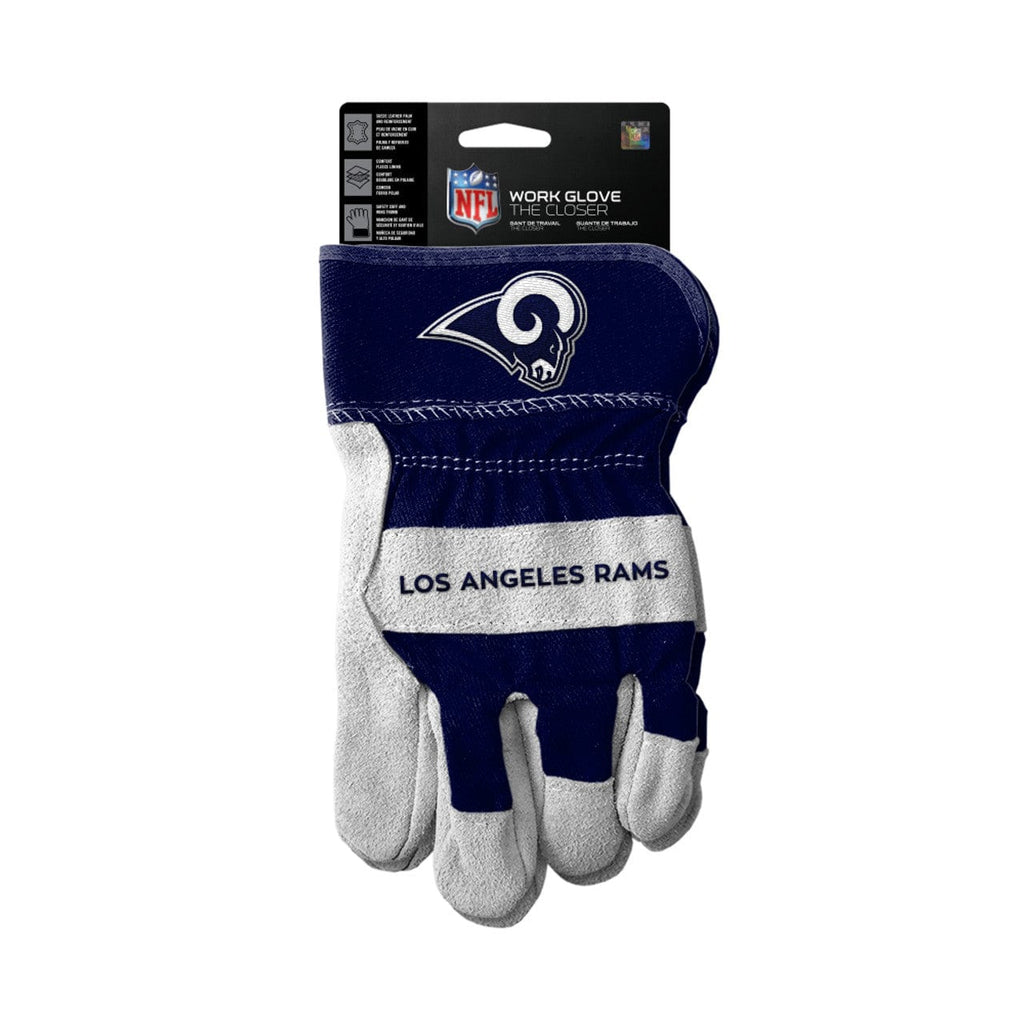 Gloves Work Los Angeles Rams Gloves Work Style The Closer Design 771831015432