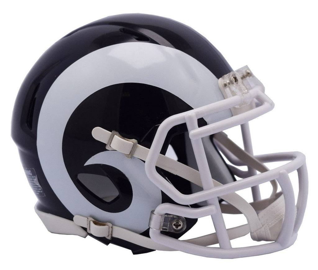 Helmets Full Size Replica Los Angeles Rams Helmet Riddell Replica Full Size Speed Style 2017-2019 T/B Special Order 095855323732