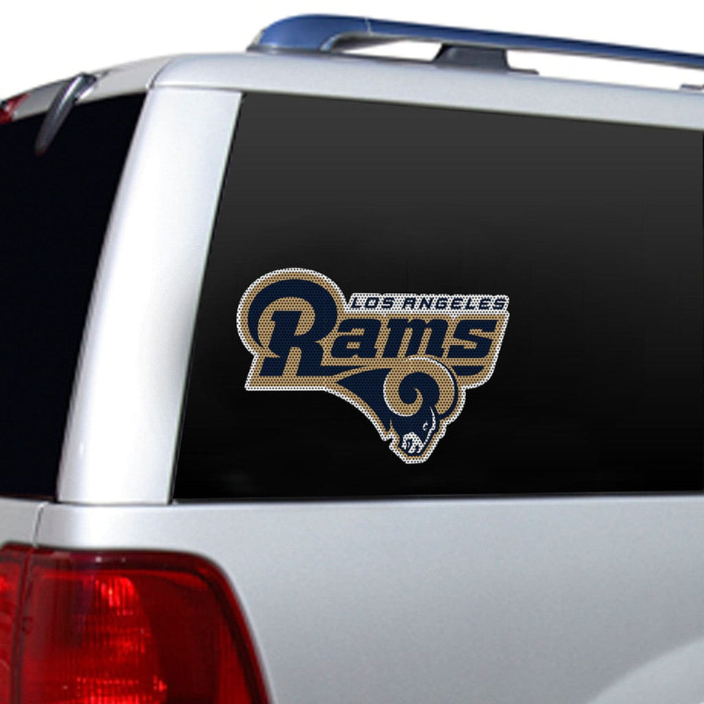 Window Film 12 Inch Die Cut Los Angeles Rams Large Die-Cut Window Film - Special Order 023245964418