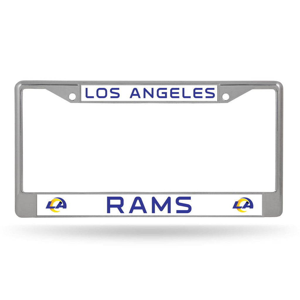 License Frame Chrome Los Angeles Rams License Plate Frame Chrome 767345825278