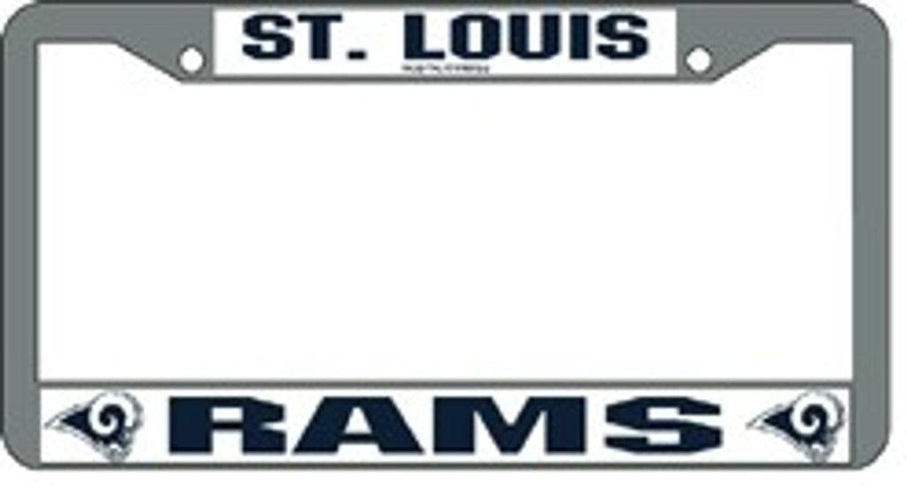 Los Angeles Rams Los Angeles Rams License Plate Frame Chrome St. Louis Throwback CO 094746221881