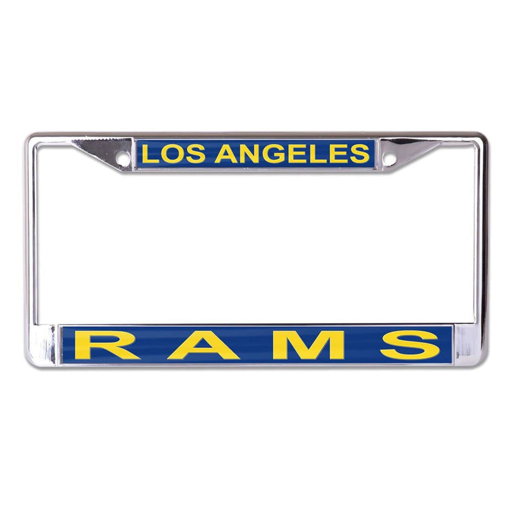 License Frame Inlaid Los Angeles Rams License Plate Frame - Inlaid - Special Order 032085467188