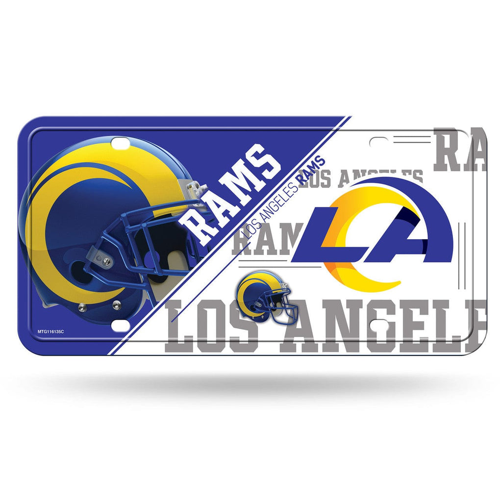 License Plates Metal Los Angeles Rams License Plate Metal 767345833662