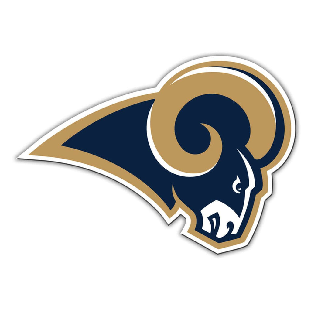 Los Angeles Rams Los Angeles Rams Magnet Car Style 12 Inch Logo Design CO 023245987417