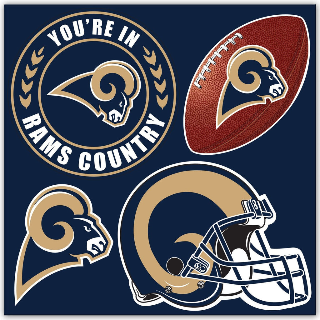 Los Angeles Rams Los Angeles Rams Magnet Kit 4 Piece CO 023245986410