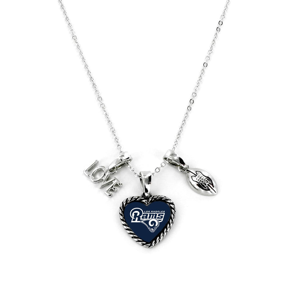 Jewelry Necklace Charm Los Angeles Rams Necklace Charmed Sport Love Football 763264778091