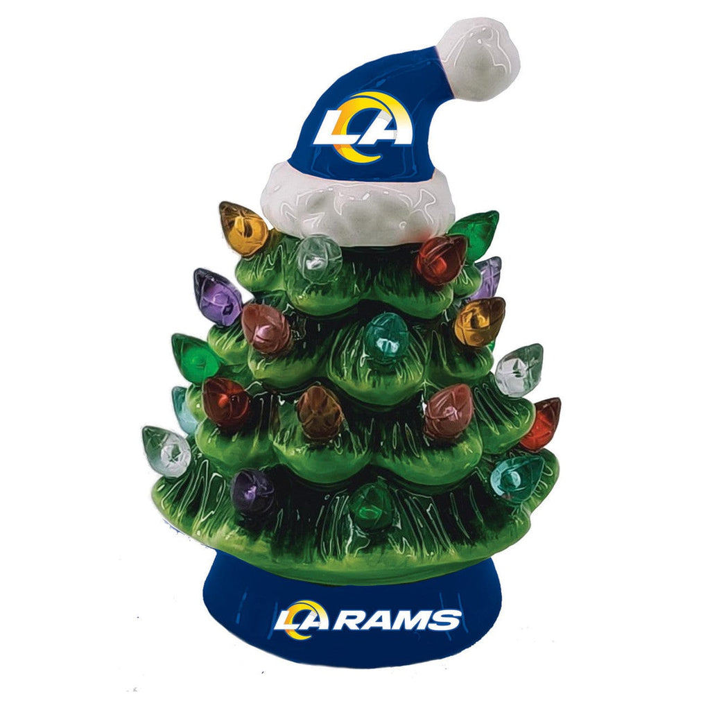 Holiday Ornaments Los Angeles Rams Ornament Christmas Tree LED 4 Inch 801946081371