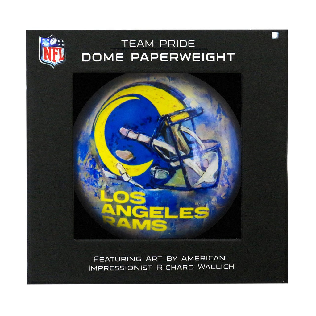 Paperweight Domed Los Angeles Rams Paperweight Domed 810079446360