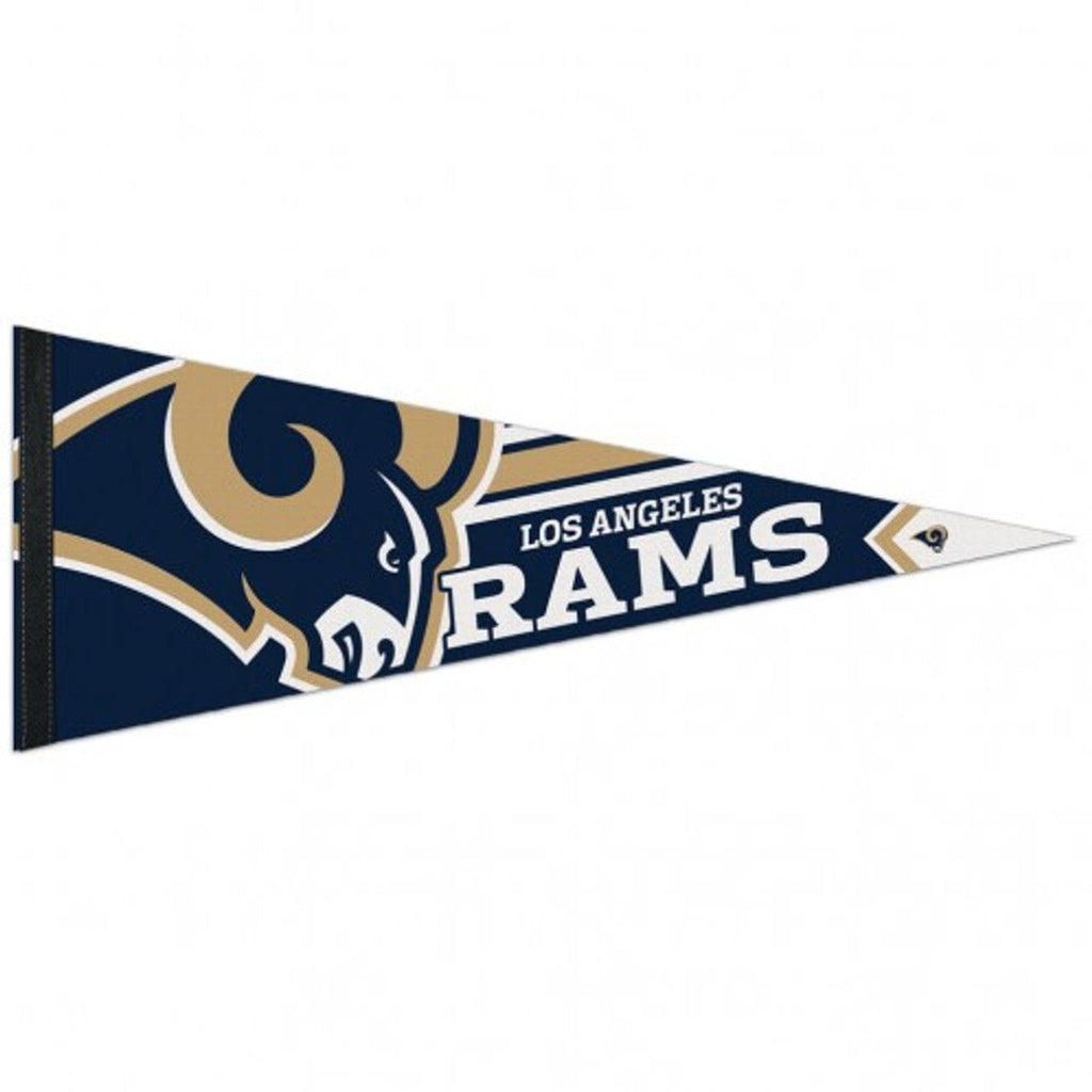 Pennant 12x30 Premium Los Angeles Rams Pennant 12x30 Premium Style 032085145314