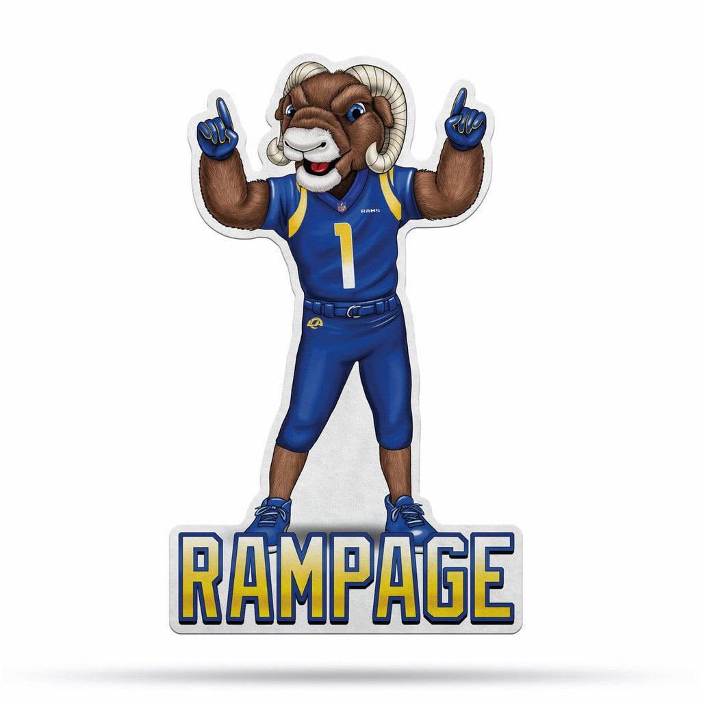 Shape Cut Pennant Los Angeles Rams Pennant Shape Cut Mascot Design 767345843685