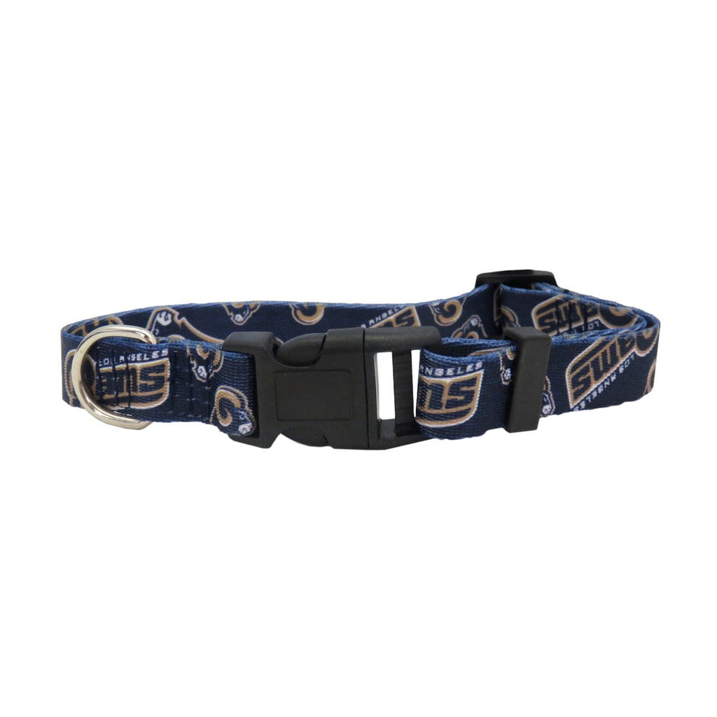 Pet Collar Small Los Angeles Rams Pet Collar Size S Alternate 686699840815