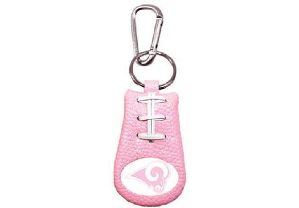 Keychain Gamewear Pink Los Angeles Rams Pink NFL Football Keychain 844214022584