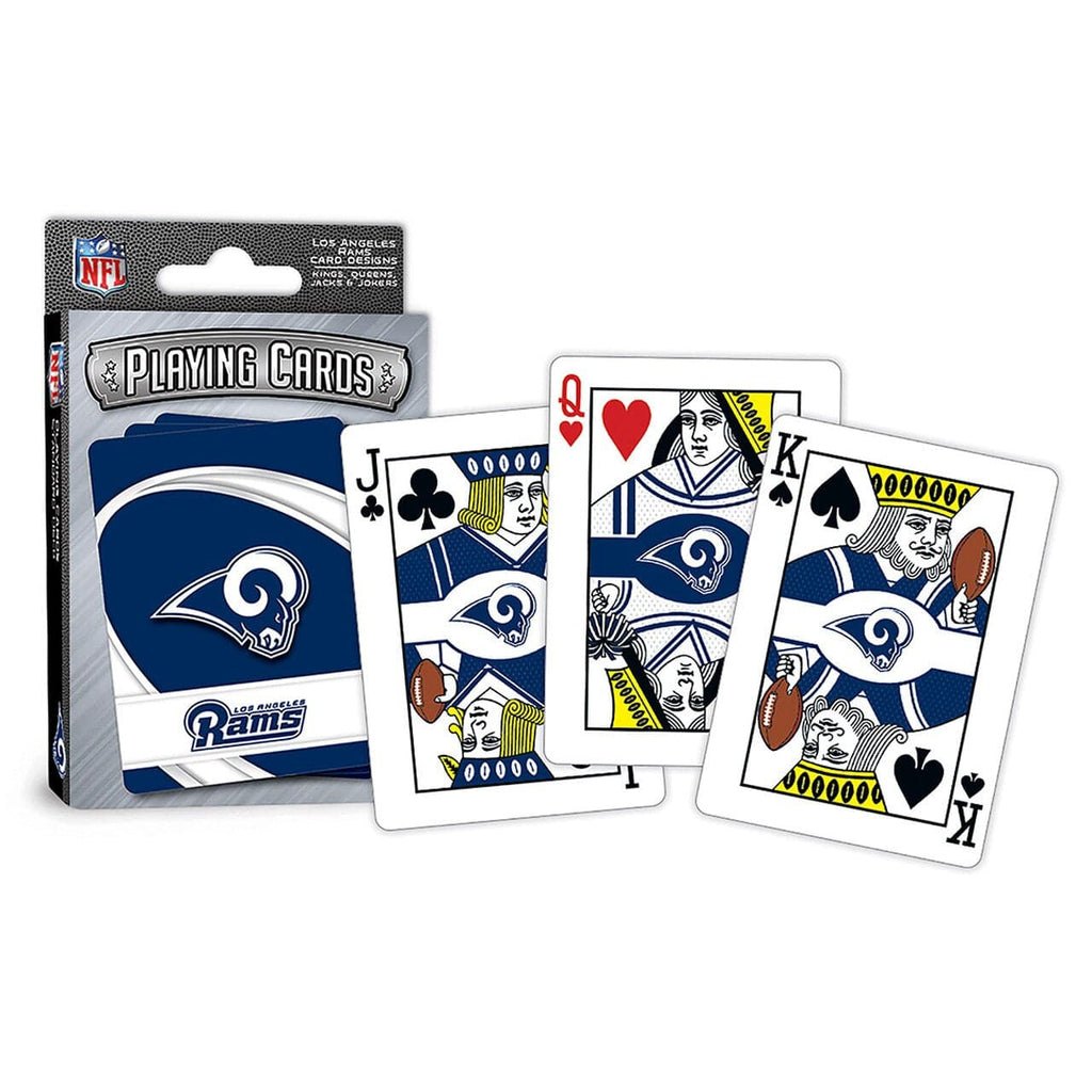 Playing Cards Los Angeles Rams Playing Cards Logo 705988917363