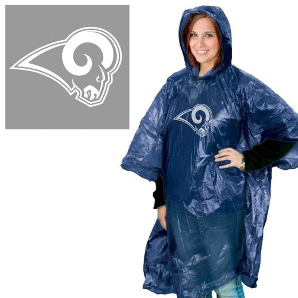 Rain Ponchos Los Angeles Rams Rain Poncho 099606252067