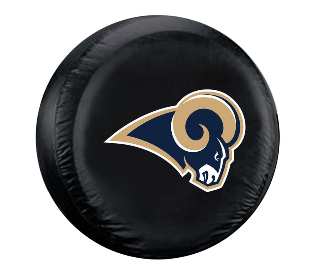 Tire Covers Standard Los Angeles Rams Tire Cover Standard Size Black - Special Order 023245984416