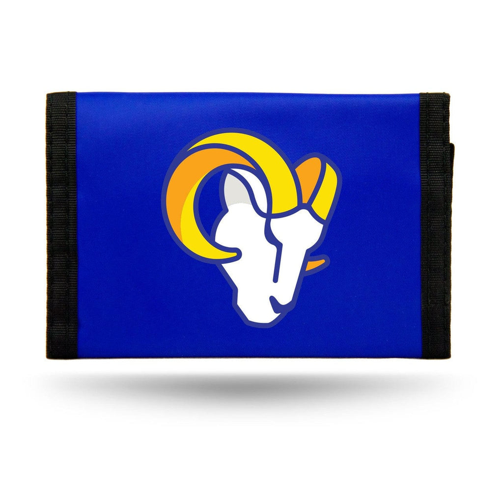 Wallet Nylon Trifold Los Angeles Rams Wallet Nylon Trifold Logo 767345824400